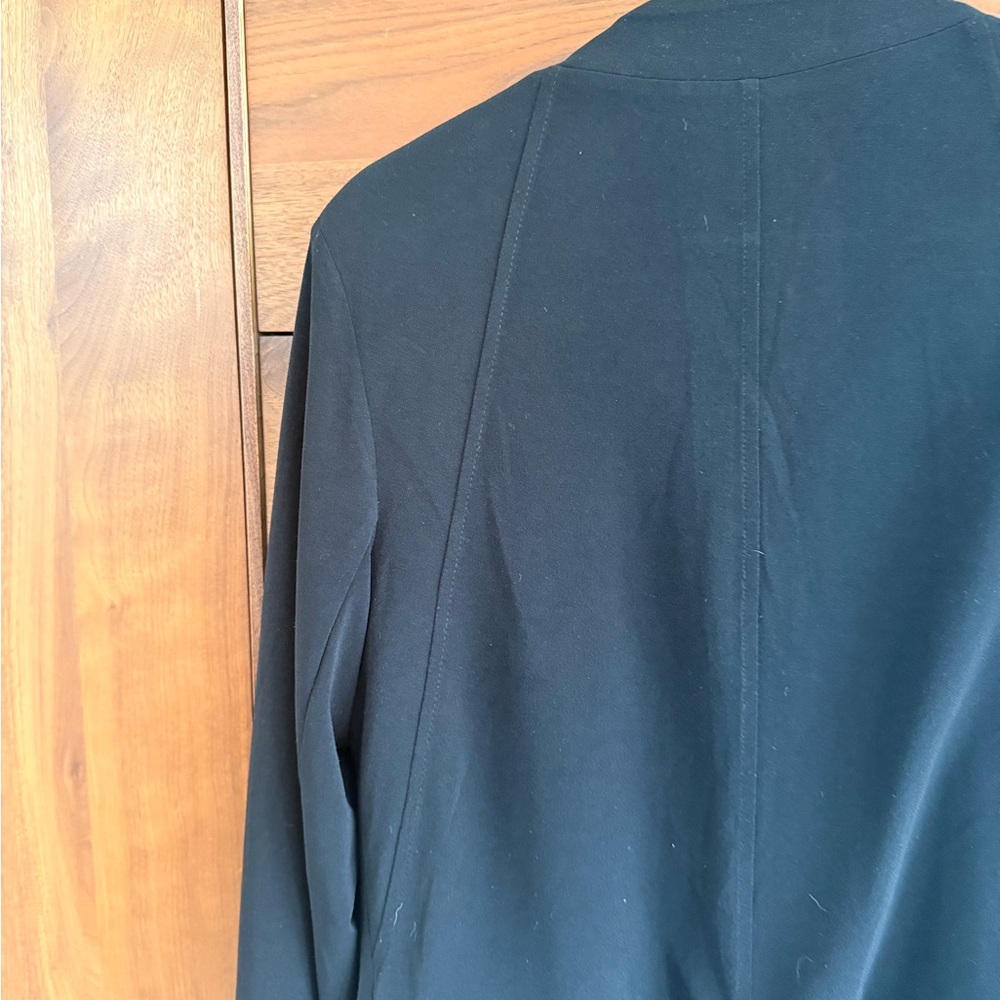 Vintage Havana black open from no collar blazer/jacket Size L - Picture 4 of 8
